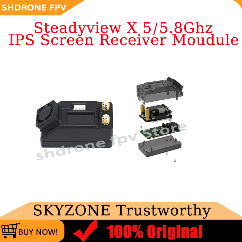 Skyzone Steadyview X Receiver Module - Yeni SKYZONE SteadyView X IPS Ekran
