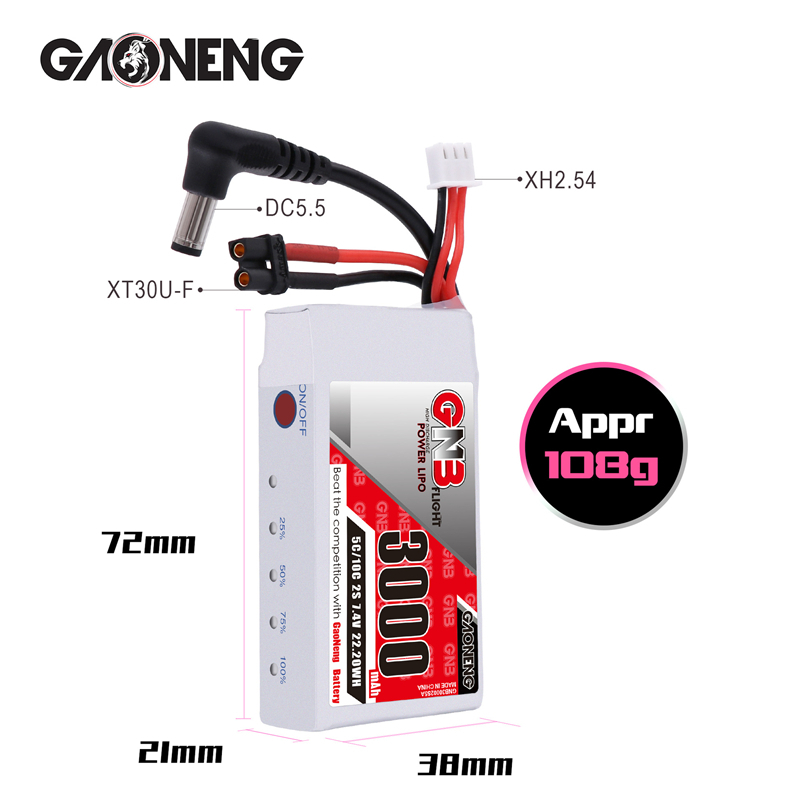 1/2/3/4/5 adet GNB 2S 7.4V Lip - Skyzone Sky04X Pro Oled Fpv Goggles incelemesi ve fiyatı