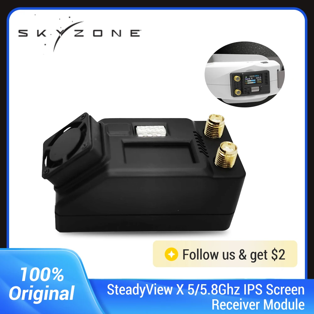 Skyzone SteadyView X 5Ghz 5.8G - Skyzone Steadyview X Receiver Module incelemesi ve fiyatı