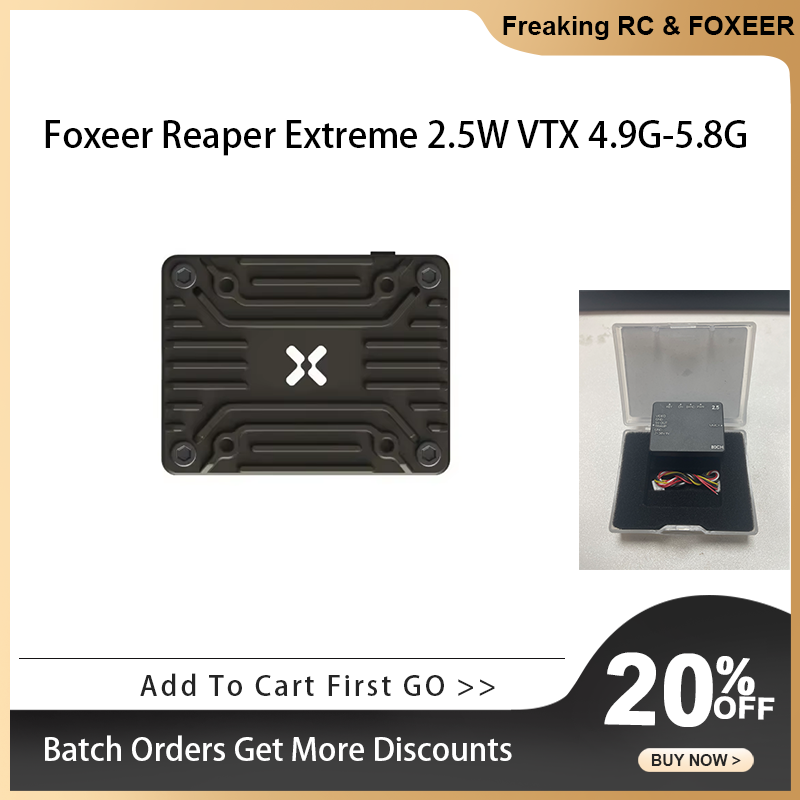 Foxeer 4.9G~6G Reaper Extreme  - Foxeer Reaper Extreme 2.5W Vtx incelemesi ve fiyatı